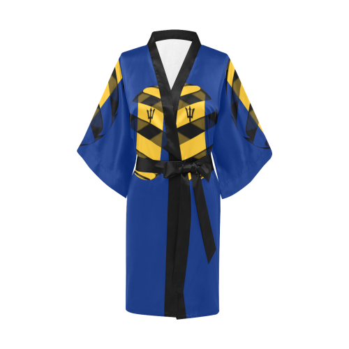 The Flag of Barbados Kimono Robe