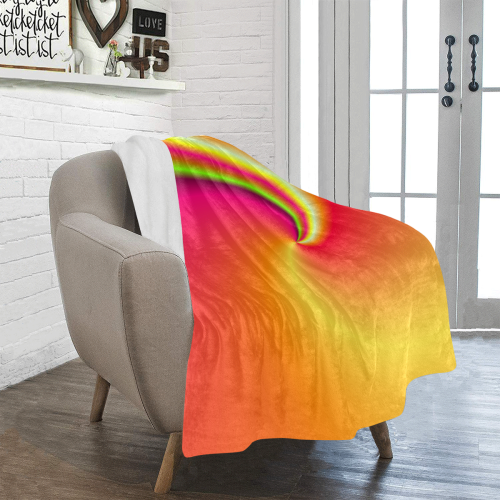 Draped In Rainbows Ultra-Soft Micro Fleece Blanket 40"x50"