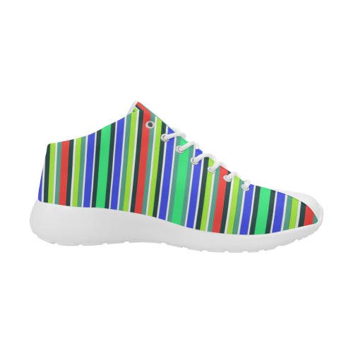 Vivid Colored Stripes 2 Women's Basketball Training Shoes/Large Size (Model 47502)