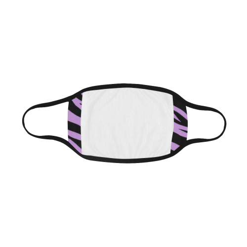 Lavender Zebra Stripes Mouth Mask