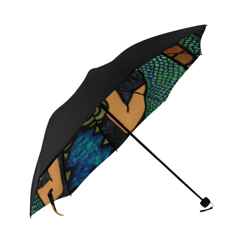 Medusa Anti-UV Foldable Umbrella (Underside Printing) (U07)