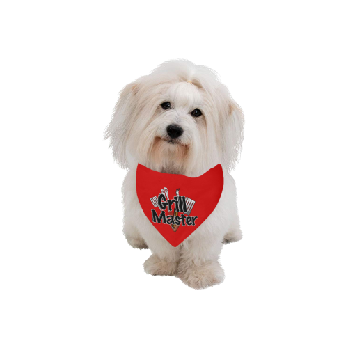 King of the Grill - Grill Master Pet Dog Bandana/Large Size