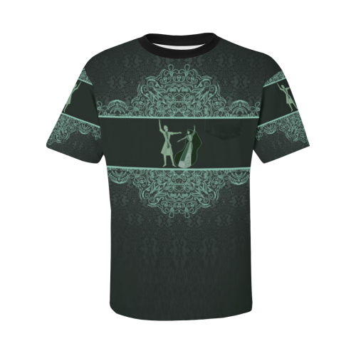 Armenian Folk Dancers Men's All Over Print T-Shirt with Chest Pocket (Model T56)