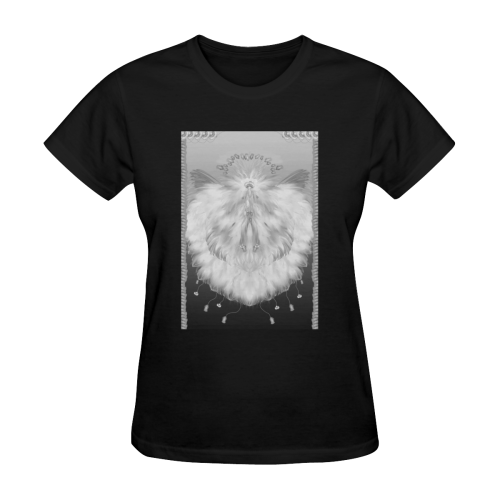 feathers2-7 Women's T-Shirt in USA Size (Two Sides Printing)