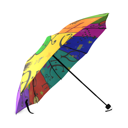 Awesome Baphomet Popart Foldable Umbrella (Model U01)