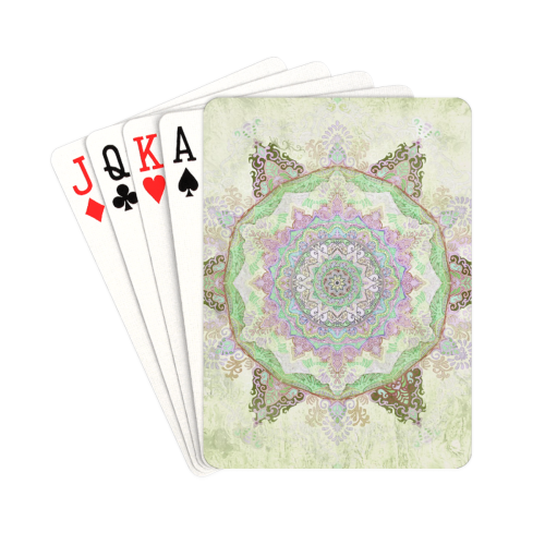 india 9 Playing Cards 2.5"x3.5"