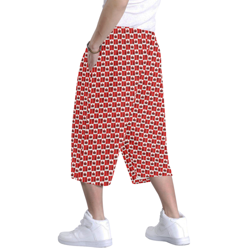 Canada Shorts Trendy Canada Flag Shorts Men's All Over Print Baggy Shorts (Model L37)