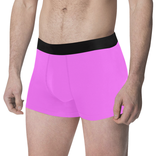 color ultra pink Men's All Over Print Boxer Briefs (Model L34)