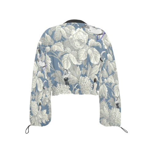 Dreamtime Cropped Chiffon Jacket for Women (Model H30)