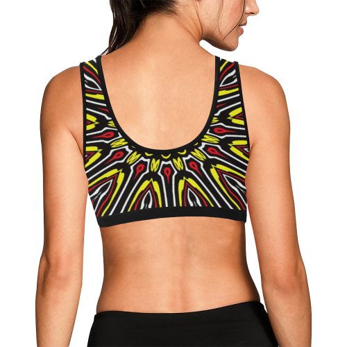 Oriental Kaleido 13 by JamColors Women's All Over Print Sports Bra (Model T52)