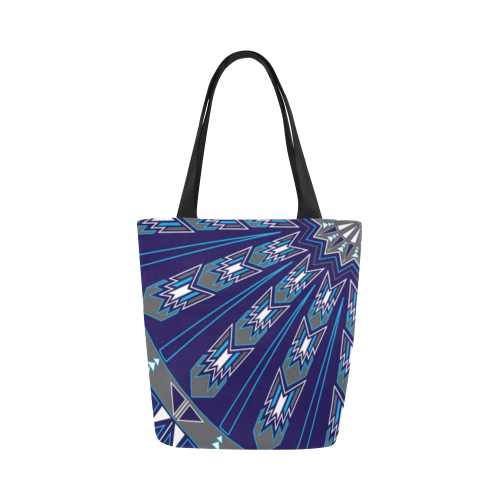 The Connection Blue Canvas Tote Bag (Model 1657)