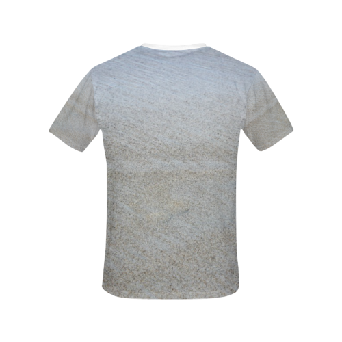 Sand All Over Print T-shirt for Women/Large Size (USA Size) (Model T40)