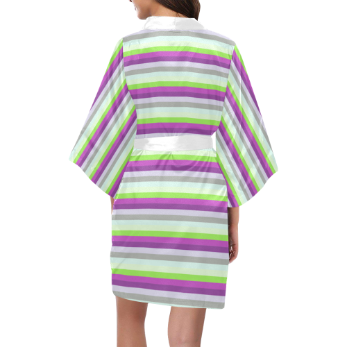 Fun Stripes 4 Kimono Robe