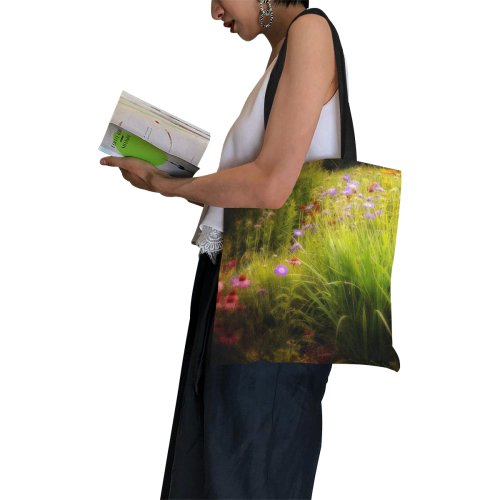 wildflowers All Over Print Canvas Tote Bag/Small (Model 1697)