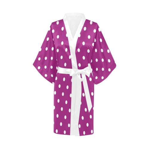 polkadots20160601 Kimono Robe