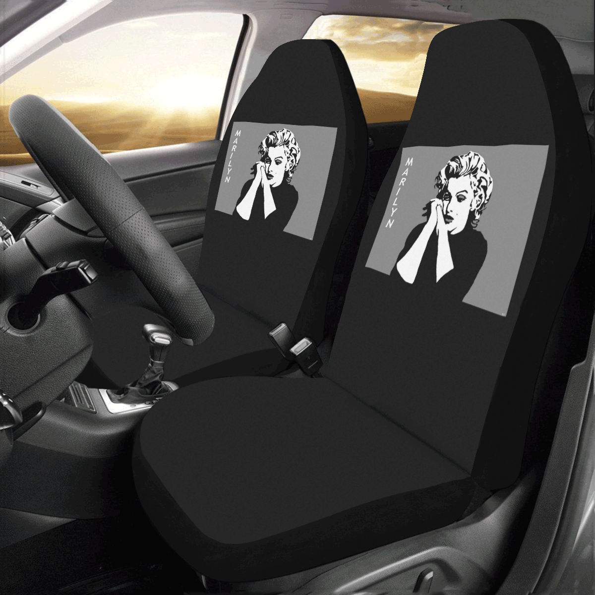 marilyn monroe car seat covers set