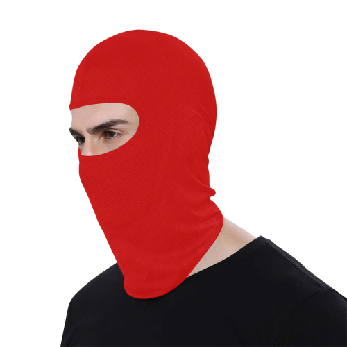 Red All Over Print Balaclava