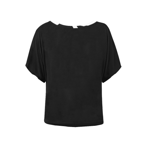 ELVIS+MARILYN- Women's Batwing-Sleeved Blouse T shirt (Model T44)