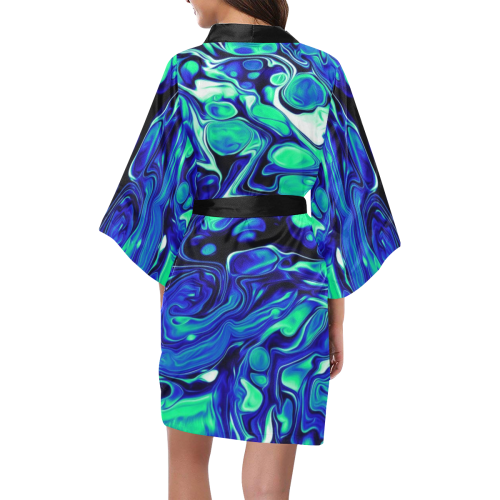 bluegreen2 Kimono Robe