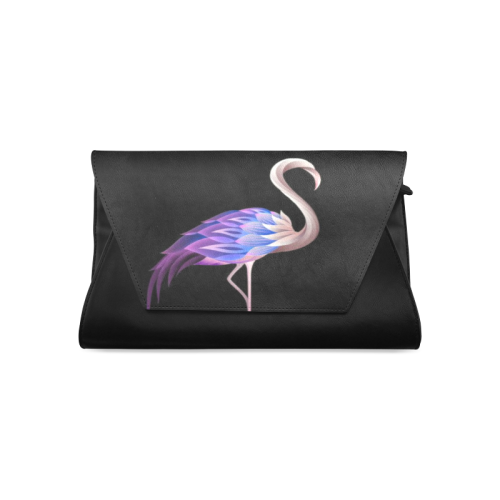 rainbow flamingo Clutch Bag (Model 1630)