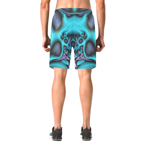 Wicked Men's All Over Print Elastic Beach Shorts (Model L20)