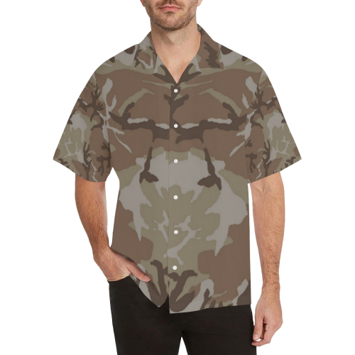 CAMOUFLAGE-DESERT 2 Hawaiian Shirt (Model T58)