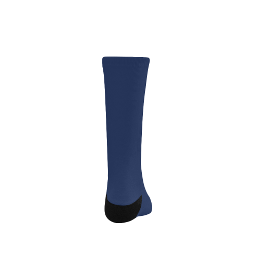 color Delft blue Women's Custom Socks