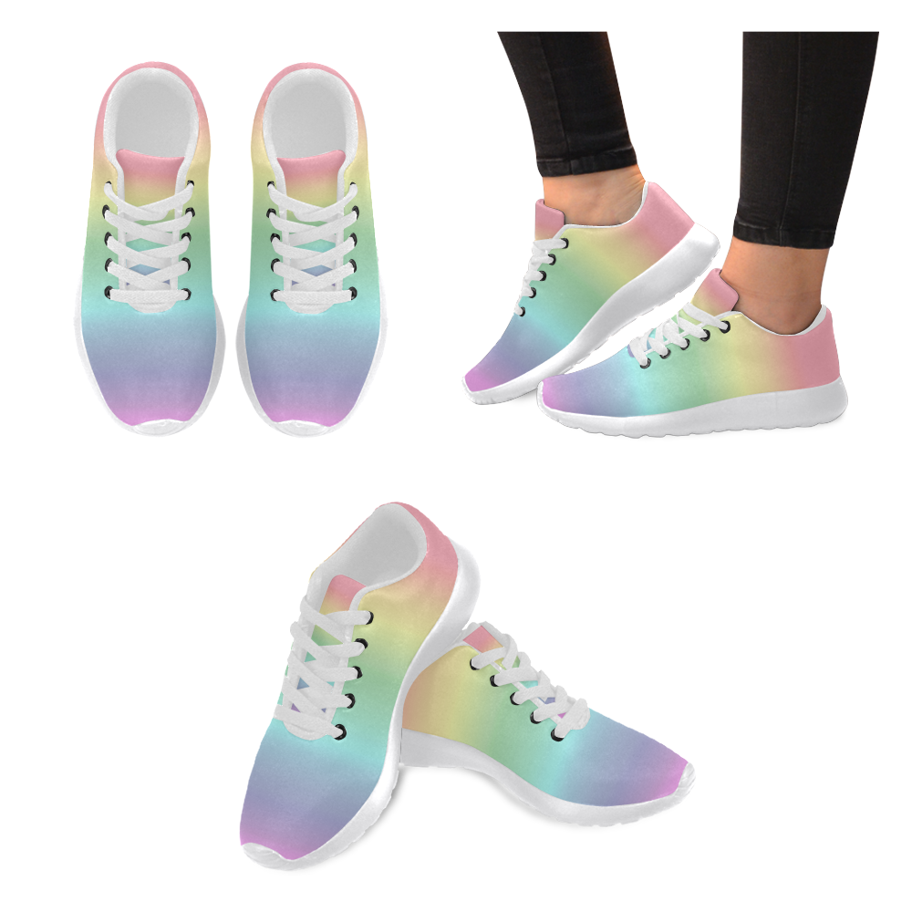 pastel running shoes