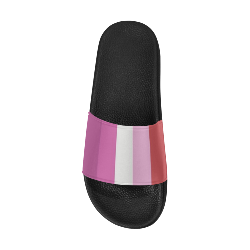lesbian Pride Flag Slides Men's Slide Sandals (Model 057)