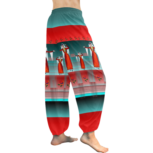 Armenian Dancers Women's All Over Print Harem Pants (Model L18)