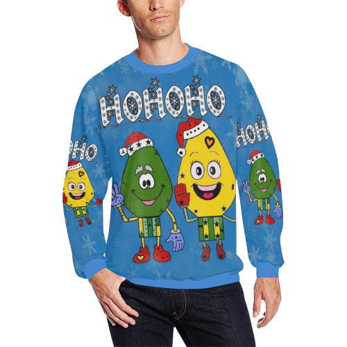 Christmas Time by Nico Bielow All Over Print Crewneck Sweatshirt for Men/Large (Model H18)