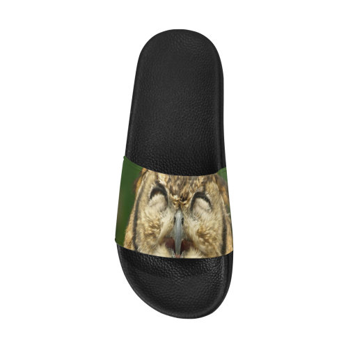 FUNNY  OWL Women's Slide Sandals (Model 057)