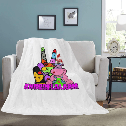 Knuddelalarm by Nico Bielow Ultra-Soft Micro Fleece Blanket 60"x80"