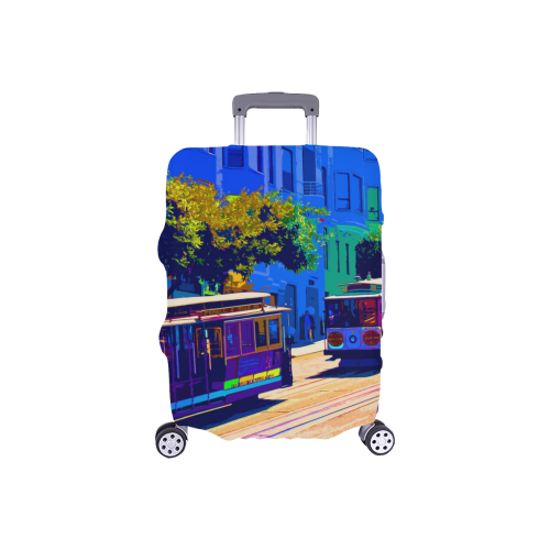 SanFrancisco_20170101_by_JAMColors Luggage Cover/Small 18"-21"