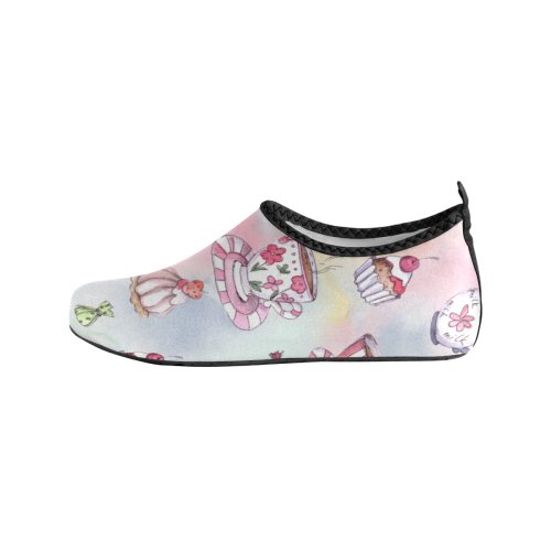 Coffee and sweeets Women's Slip-On Water Shoes (Model 056)