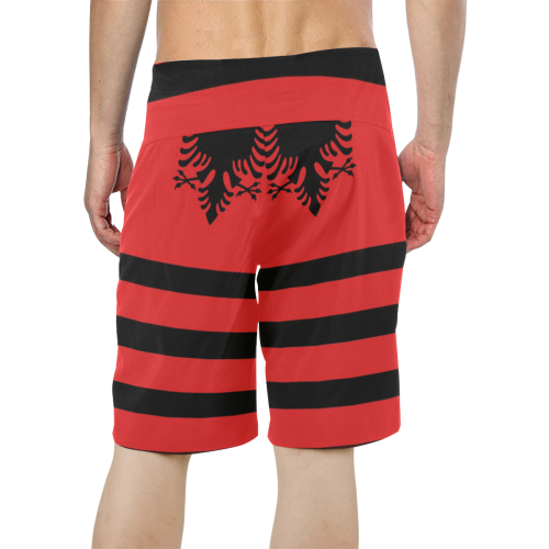 ALBANIA Men's All Over Print Board Shorts (Model L16)