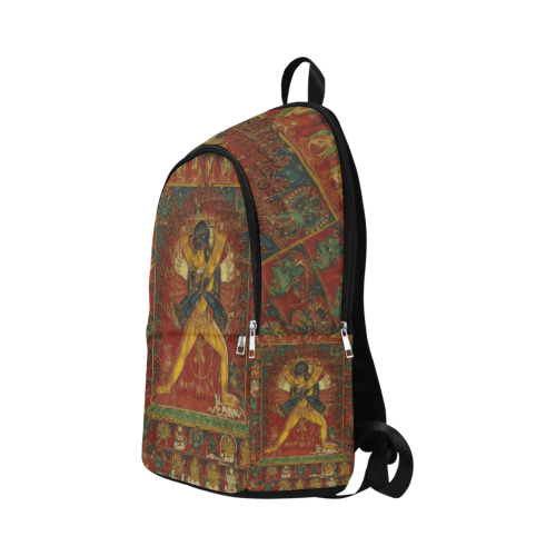 Buddhist Deity Kalachakra Fabric Backpack for Adult (Model 1659)