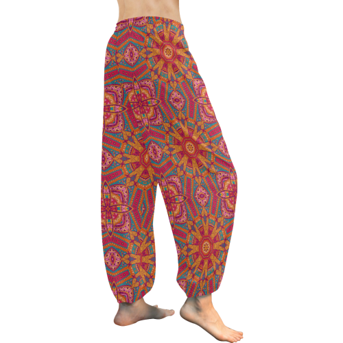 Festive Abstract Mandala Women's All Over Print Harem Pants (Model L18)