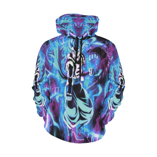 Gogeta Hoodie All Over Print Hoodie for Men (USA Size) (Model H13)