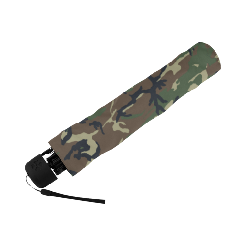 Woodland Forest Green Camouflage Anti-UV Foldable Umbrella (U08)