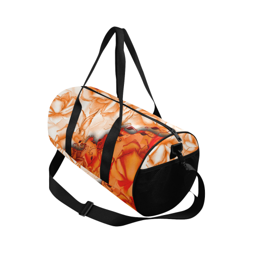 Sorf red flowers with butterflies Duffle Bag (Model 1679)