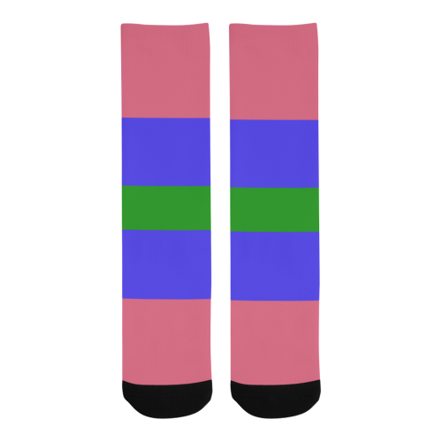 Trigender Flag Men's Custom Socks