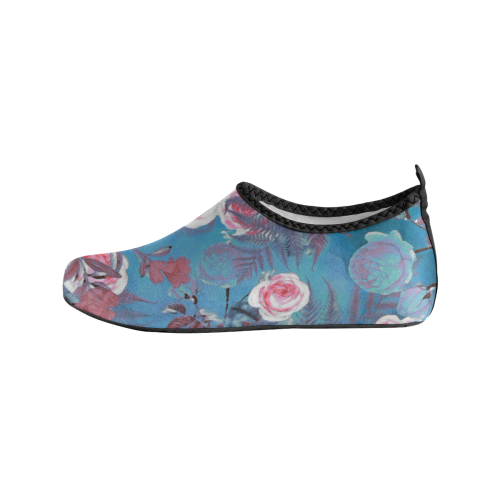 flowers #flowers #pattern Kids' Slip-On Water Shoes (Model 056)