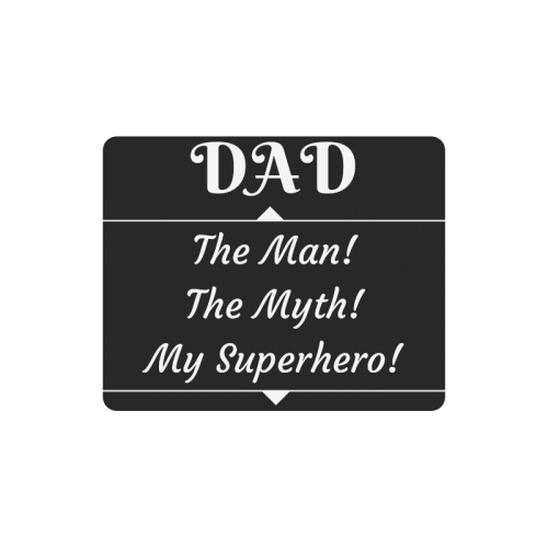 DAD Superhero Rectangle Mousepad