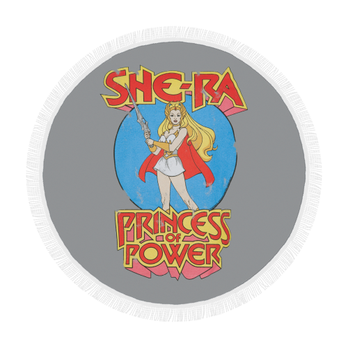 She-Ra Princess of Power Circular Beach Shawl 59"x 59"