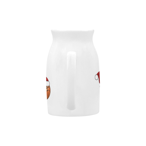 Santa Hat Basketball Christmas Milk Cup (Large) 450ml
