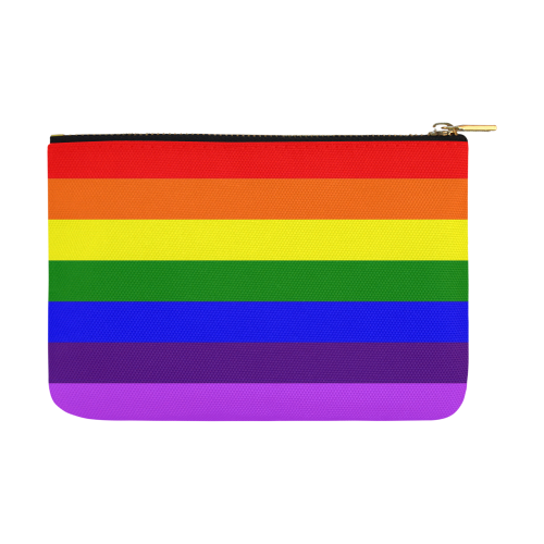 Rainbow Flag (Gay Pride - LGBTQIA+) Carry-All Pouch 12.5''x8.5''