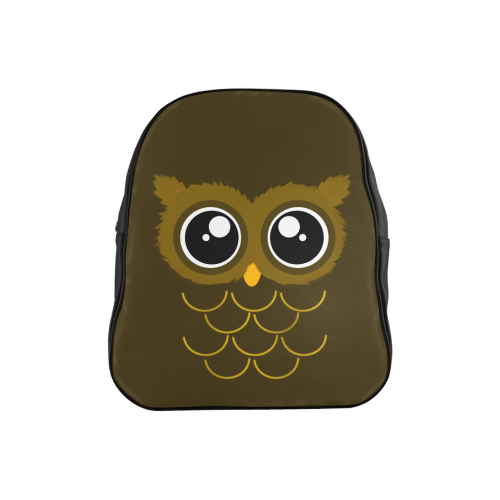 Kawaii Owl School Backpack (Model 1601)(Small)