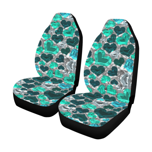 Heart 20160907 Car Seat Covers (Set of 2)