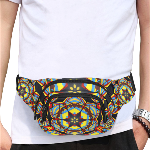 Colorful Magical Star Ornament Fanny Pack/Small (Model 1677)